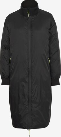 Fransa Winter Coat 'Harlyn' in Black: front