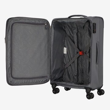 American Tourister Suitcase Set 'Street Roll' in Grey