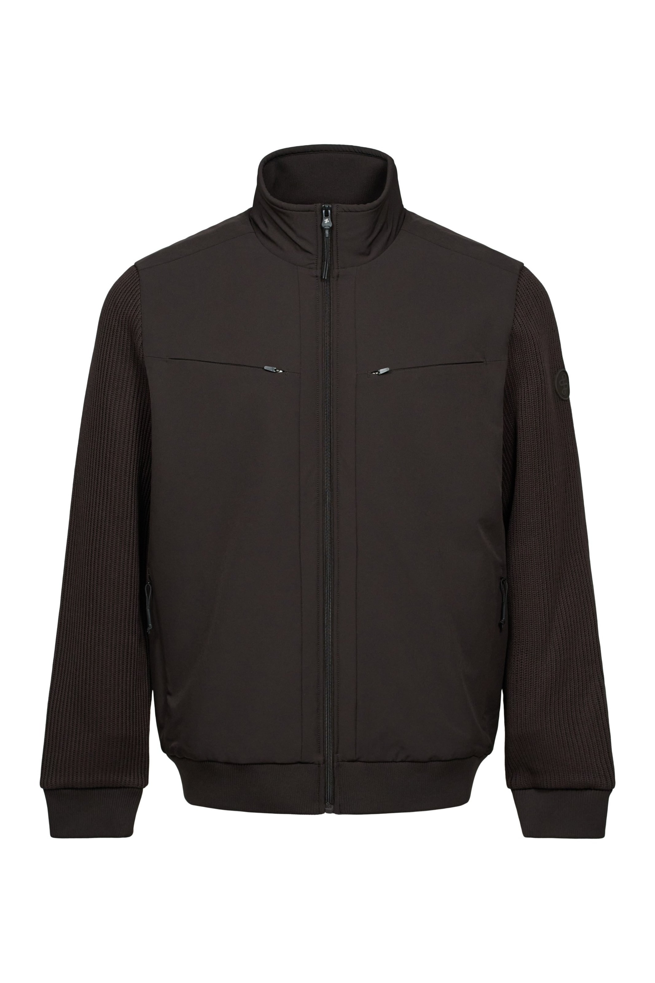 Veste mi-saison Salsa Jeans en marron : devant