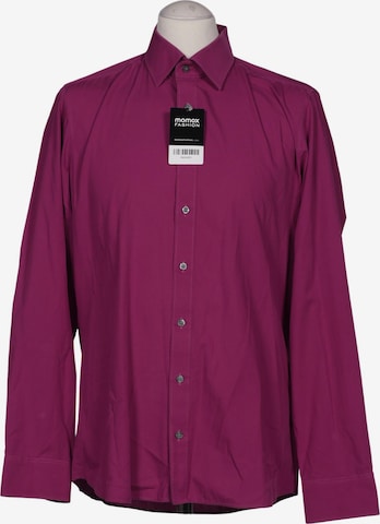 OLYMP Hemd L in Lila: Vorderseite