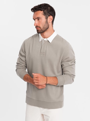 Ombre Athletic Sweatshirt in Beige
