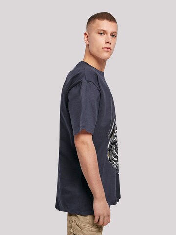 T-Shirt 'Cyber Bone Futureaper CYBERPUNK STYLES' F4NT4STIC en bleu