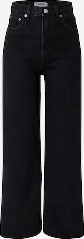 EDITED Wide leg Jeans 'Avery' in Black: front