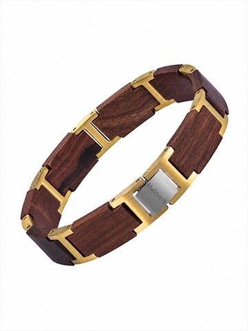 Holzwerk Armband 'RIEDSEE'‌‌ in Braun: Vorderseite
