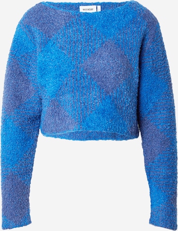 WEEKDAY Sweater 'Hera' in Blue: front