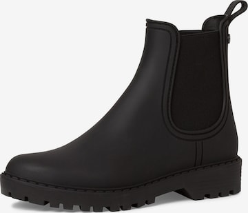 TAMARIS - Botas Chelsea en negro: frente