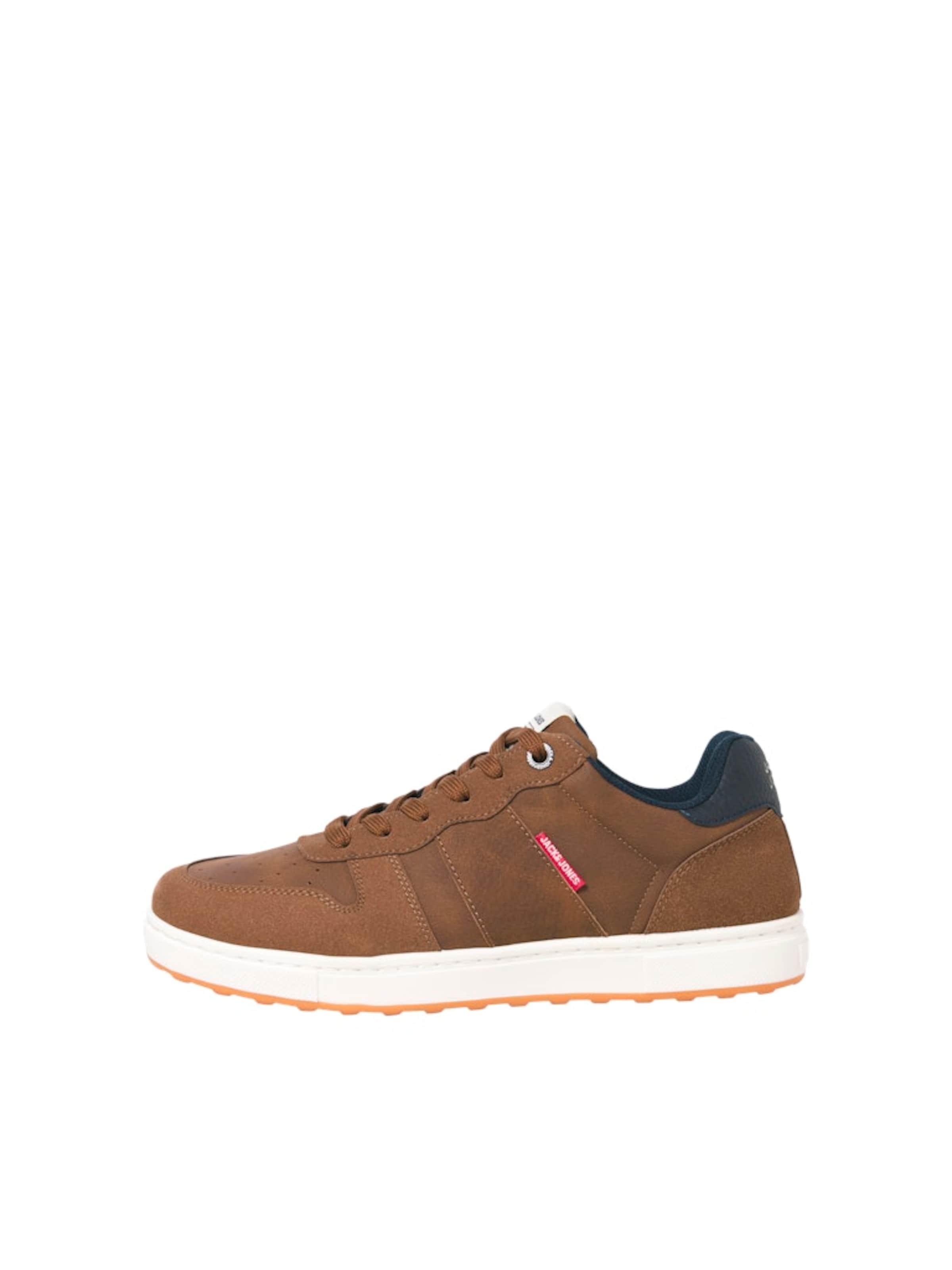 JACK & JONES Sneakers 'JFWBARNEY' in Brown: front