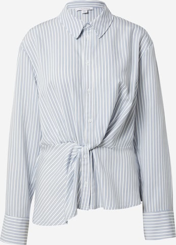 TOPSHOP Blouse in Blue: front