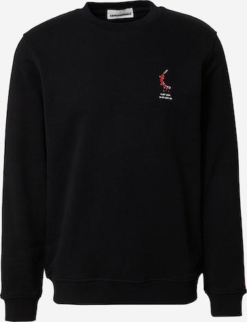 ARMEDANGELS Sweatshirt 'Baaro' in Black: front