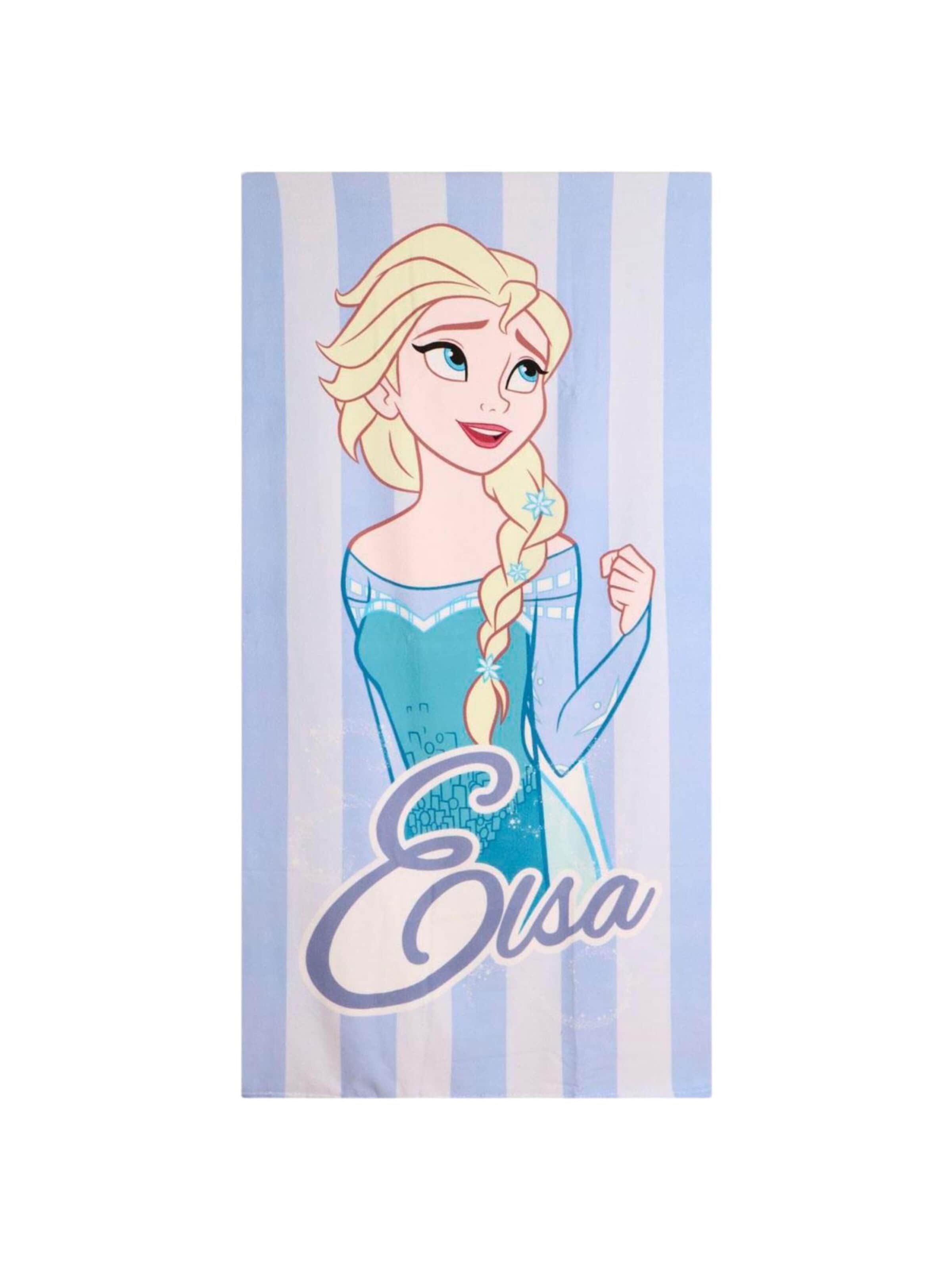 DISNEY Strandtuch 'Towel Frozen' in Blau: Vorderseite