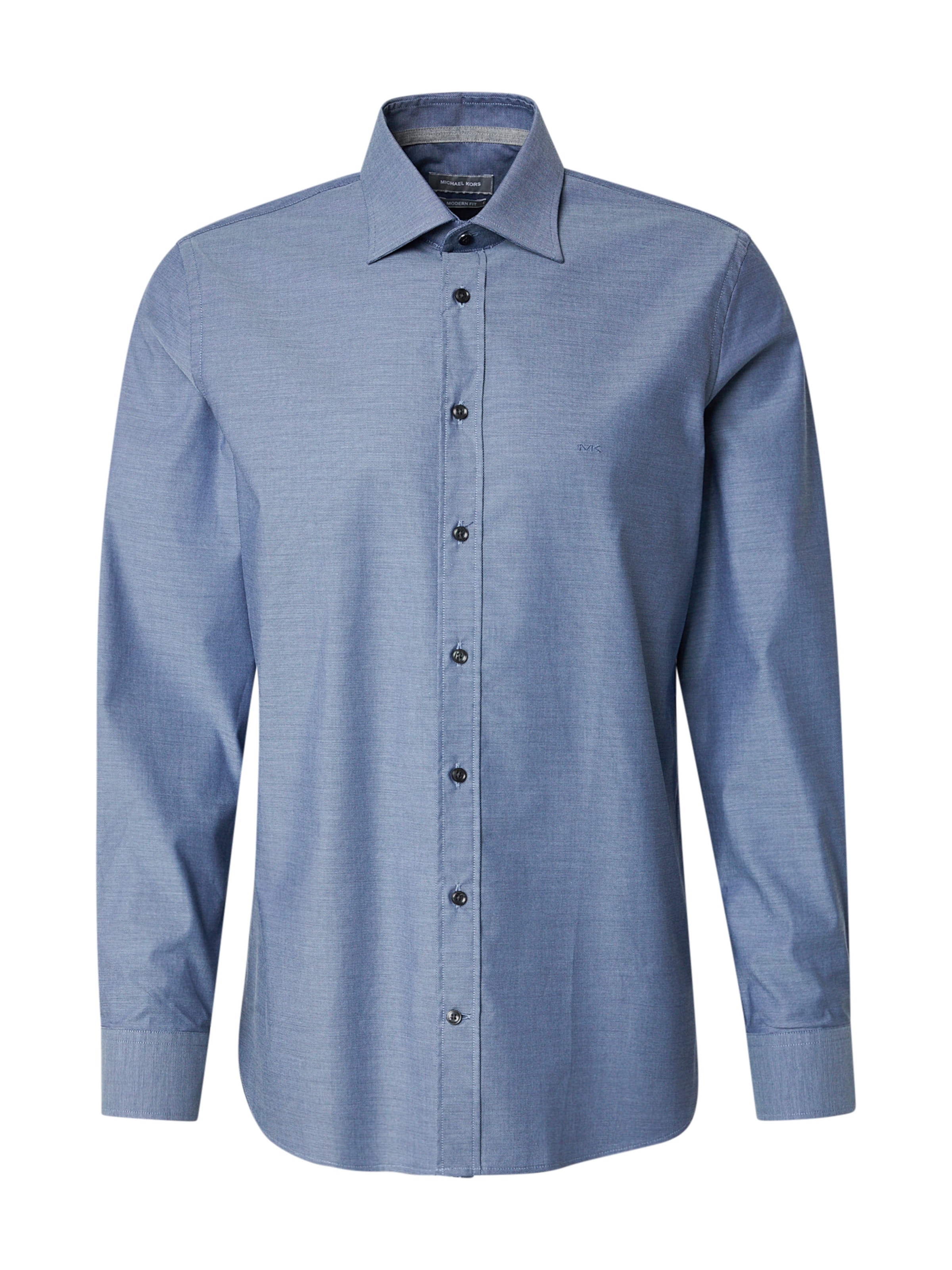 Michael Kors Regular fit Overhemd in Blauw: voorkant