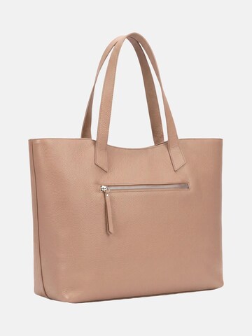 Borsa a spalla 'Borsa a Spalla Donna Pelle Genuina Virginia Rhinè 43x31 cm' di Virginia Rhinè in bianco