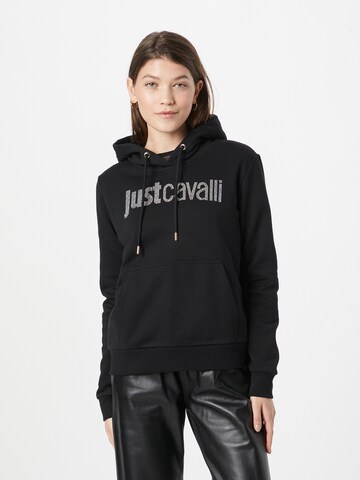 Sweat-shirt Just Cavalli en noir : devant