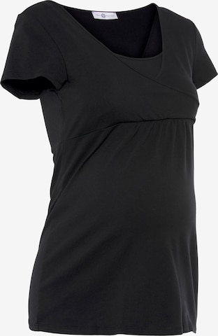 Neun Monate T-Shirt in Schwarz: predná strana