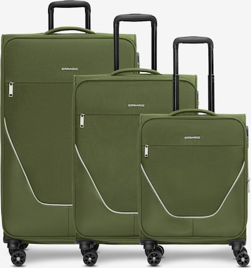 Stratic Suitcase set in Green: front