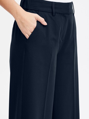 Fransa Wide Leg Hose 'Friga' in Blau