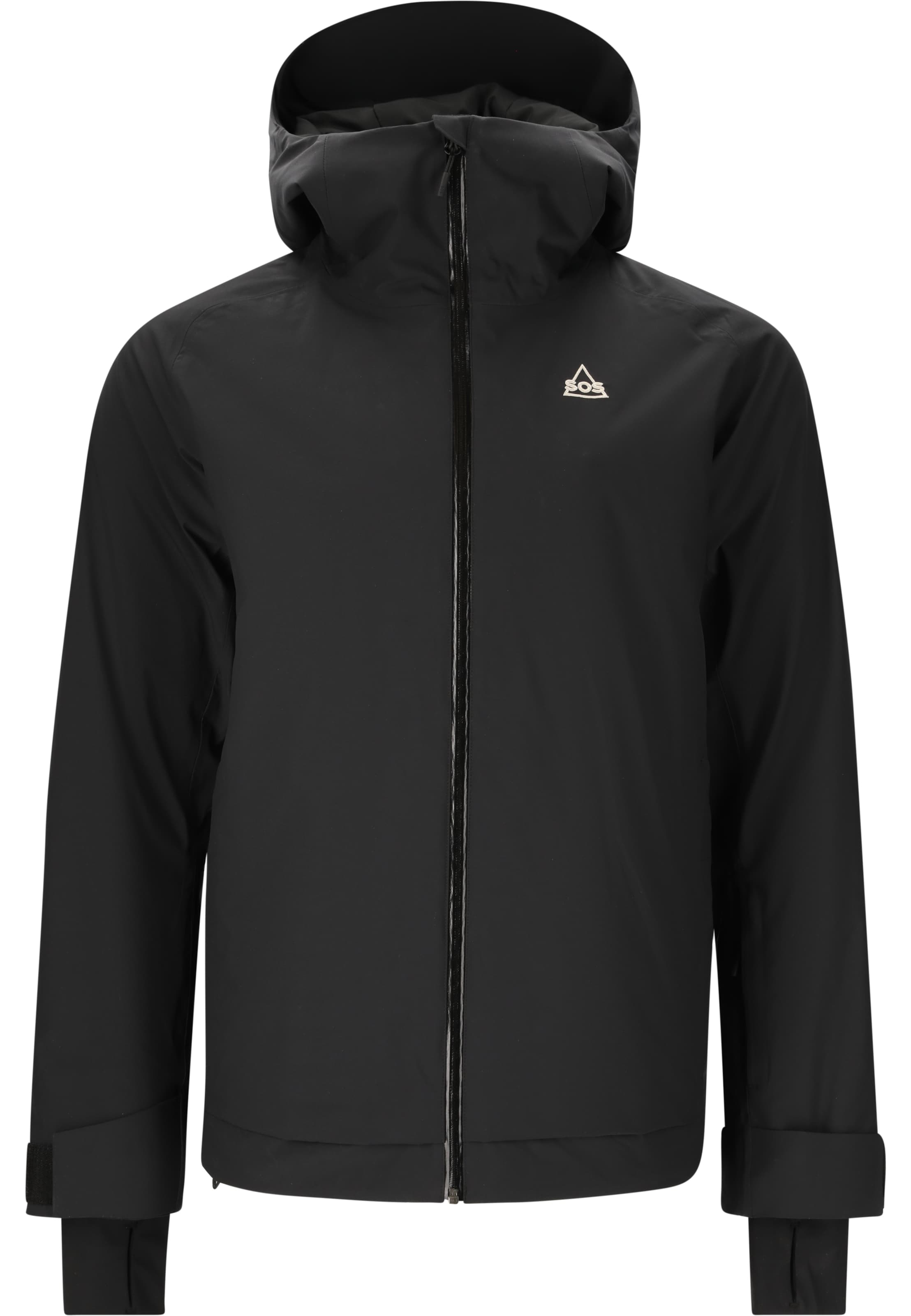 SOS Skijacke in schwarz, Produktansicht
