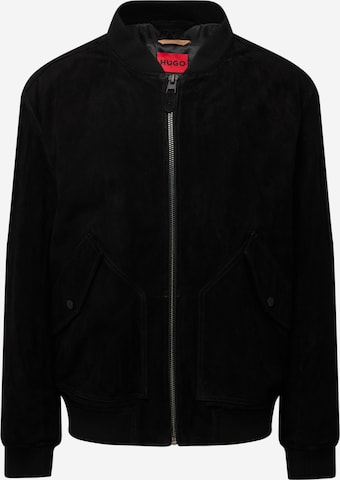 HUGO RedPrijelazna jakna 'Leato' - crna boja: prednji dio