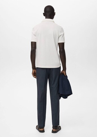 MANGO MAN Tapered Chino Pants 'Ennio' in Blue