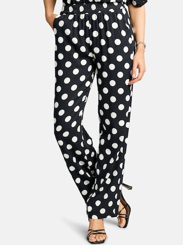 Regular Pantalon ' DOT ' Liberte Essentiel en noir : devant