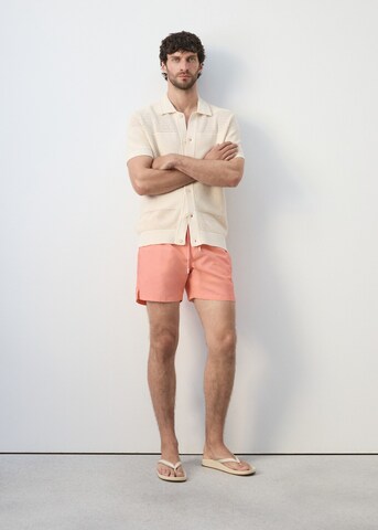 MANGO MAN Board Shorts 'Liso' in Orange