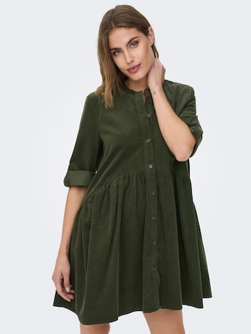 ONLY Skjortklänning 'Chicago' i grön