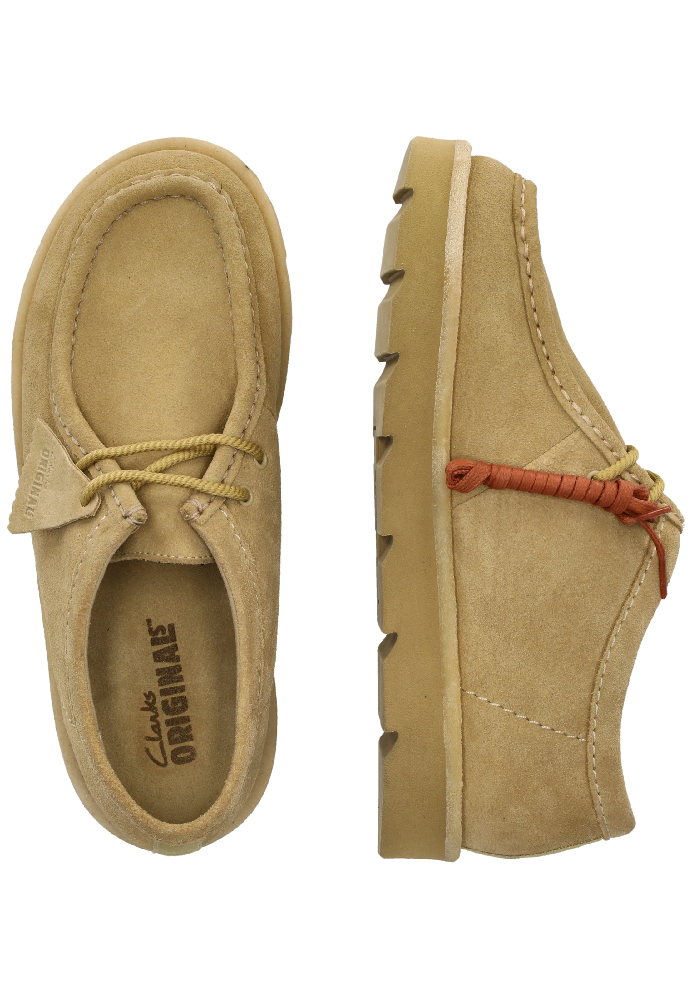 Chaussure à lacets 'Meare Walla' CLARKS en marron
