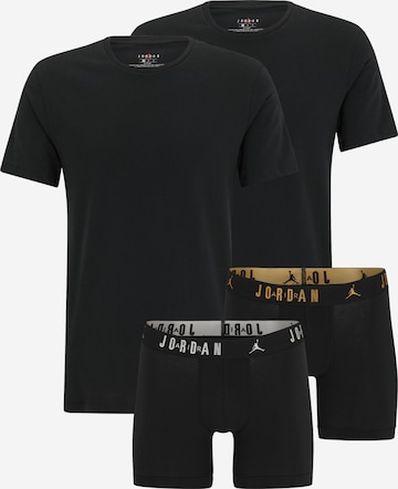 JordanPotkošulja - crna boja: prednji dio