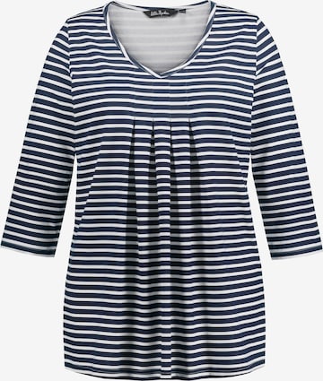 Ulla Popken Shirt in Blauw: voorkant