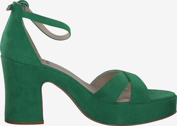 Sandales à lanières '28318' s.Oliver en vert