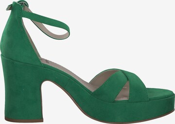 s.Oliver Strap Sandals '28318' in Green