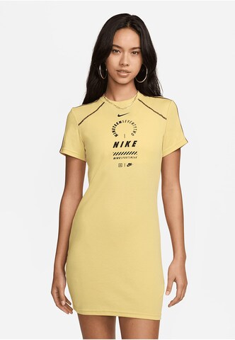 NIKE Kleid in Gelb: Vorderseite