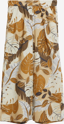 s.Oliver Wide Leg Hose in Beige: Vorderseite