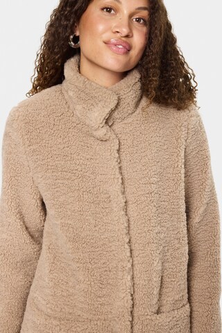 SAINT TROPEZ Between-seasons coat 'SZ Felicia' in Beige