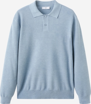 MANGO MAN Tröja 'Tens' i blå: framsida