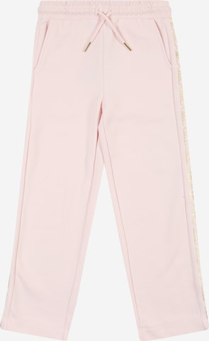 Michael Kors Kids Обычный Штаны в Ярко-розовый: спереди