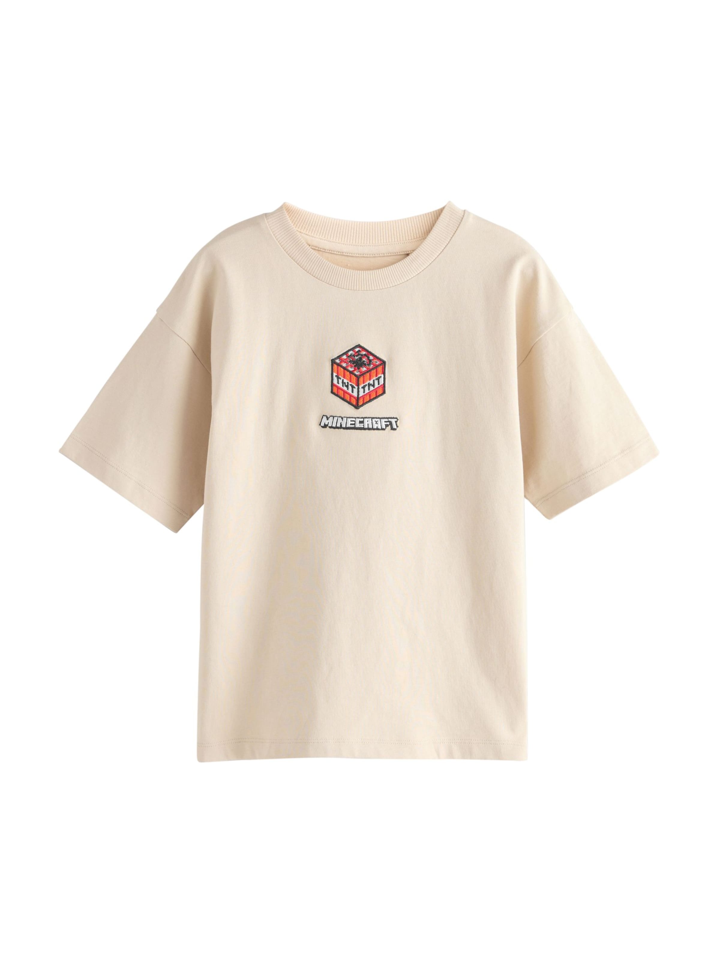 T-Shirt 'Minecraft' Next en noir