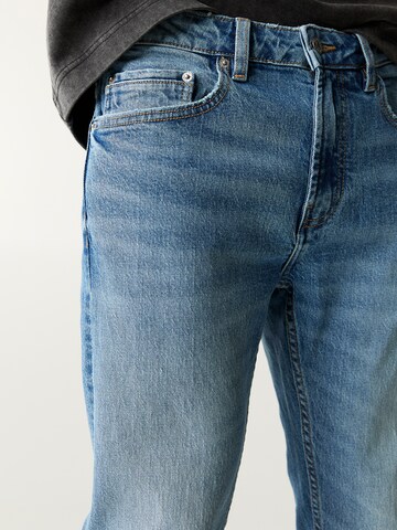 Pull&Bear Slimfit Kavbojke | modra barva