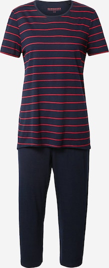 Pijama SCHIESSER pe marine / rodie, Vizualizare produs