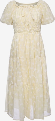 faina - Vestido en amarillo: frente