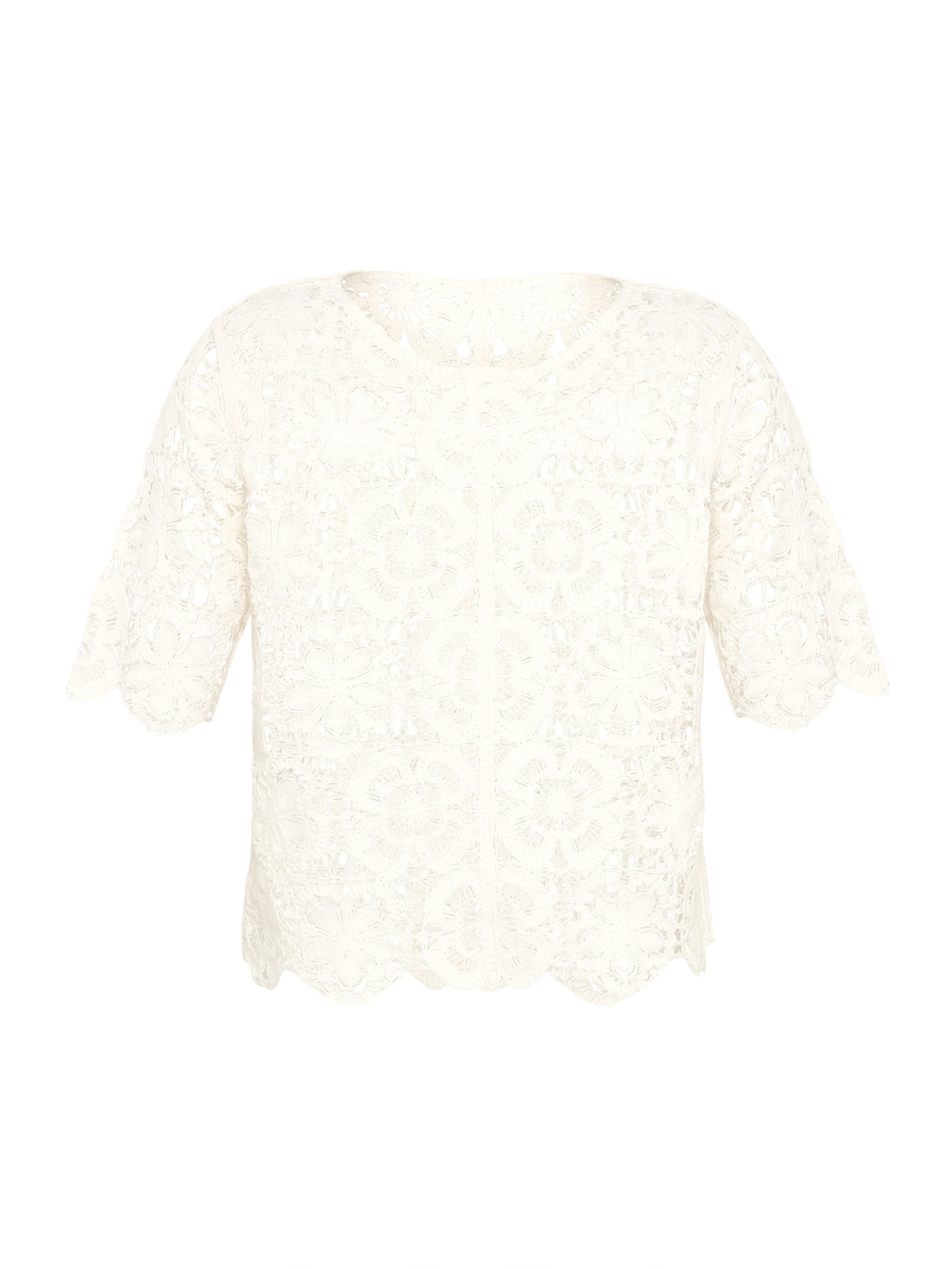 Betty & Co Sweater in White: front