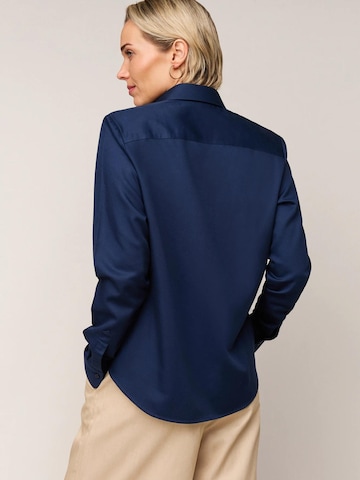 Chemisier 'Women’s Regular Fit Blouse' Vander Amsterdam en bleu