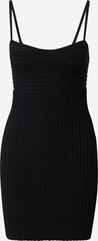 LeGer by Lena Gercke Úpletové šaty 'Arlene' – černá: přední strana