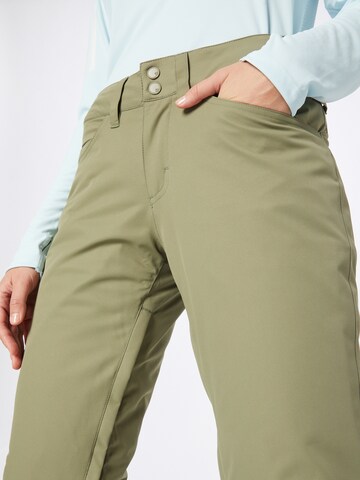 ROXY Normalny krój Spodnie outdoor 'BACKYARD' w kolorze zielony