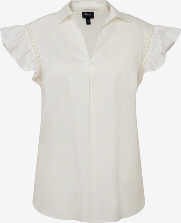 Ulla Popken Blouse in Wit: voorkant