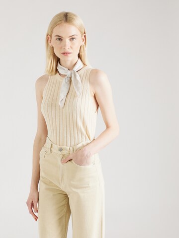 MEXX Knitted Top in Beige: front