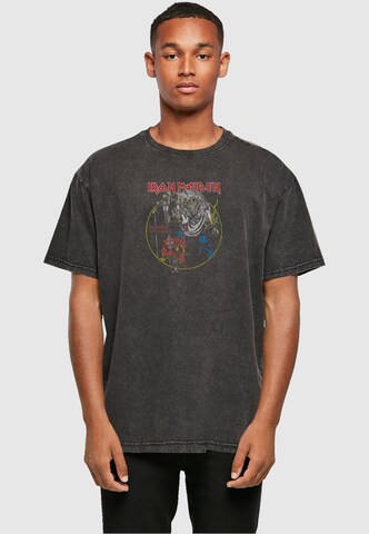 Merchcode Shirt 'Iron Maiden' in Grau: predná strana