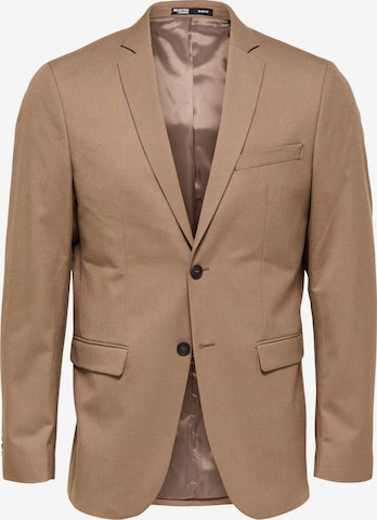 SELECTED HOMME Suit Jacket 'Logan' in Brown: front