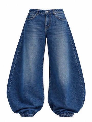 IT'S BASIC - Tapered Vaquero 'MEGA BALLOON MID RISE JEANS' en azul