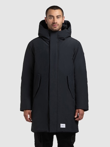 Manteau d’hiver 'Fogg' khujo en bleu : devant